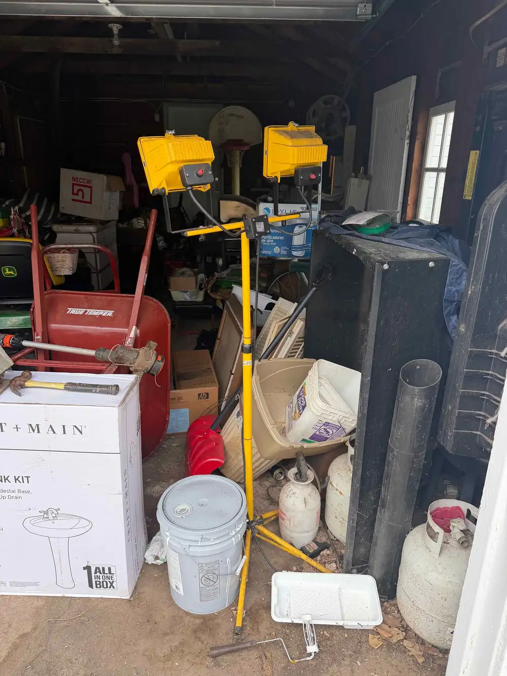 Before cleanup
